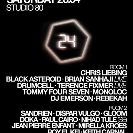 DJ Emerson @ Studio 80 Amsterdam 2nd Part 4-20-2013