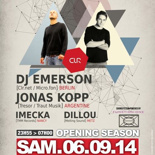 DJ Emerson @ L'Ostra Nancy 06092014