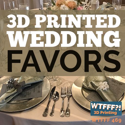 3D Printed Wedding Favors