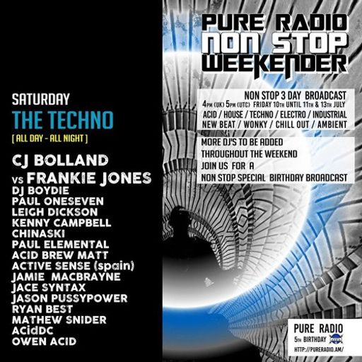 CHINASKI 31 Mix - ‎PURE RADIO 5th BIRTHDAY WEEKEND BROADCAST - 11/07/2015