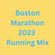 Boston Marathon running mix image