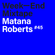 Week-End Mixtape #45 Matana Roberts image
