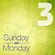 Sunday on Monday February 2015 image