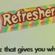 Refreshers - 17th May 2019 image