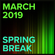 March 2019: Spring Break image