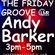 ANDY BARKER / THE FRIDAY GROOVE / 21/01/2022 / LMR RADIO UK / www.londonmusicradio.com image