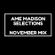 Äme Madison Selections (November Mix) image
