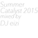 Summer Catalyst  2015 Mixed by DJ eizi image