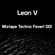 Techno Fever Mixtape 001 by Leon V image