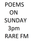 Poems on Sunday Episode 10: Shakespeare et al. image