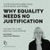 'Why equality needs no justification' – Professor Anne Phillips user image