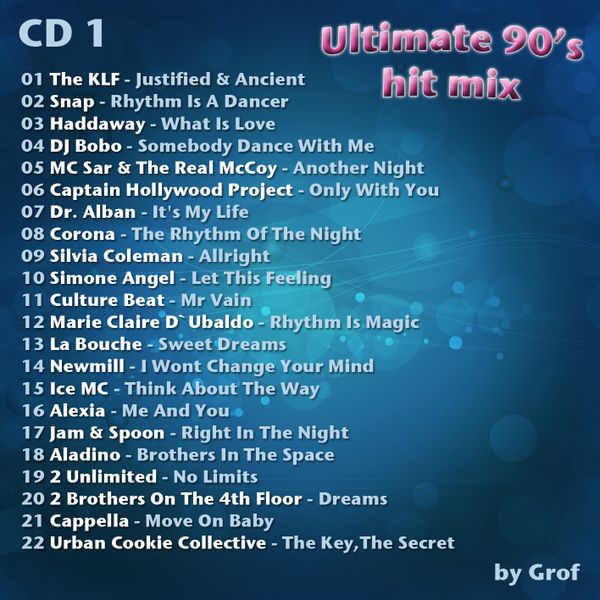 Ultimate 90s hit mix cd 1/2 by The 90s zone - Zona Novanta