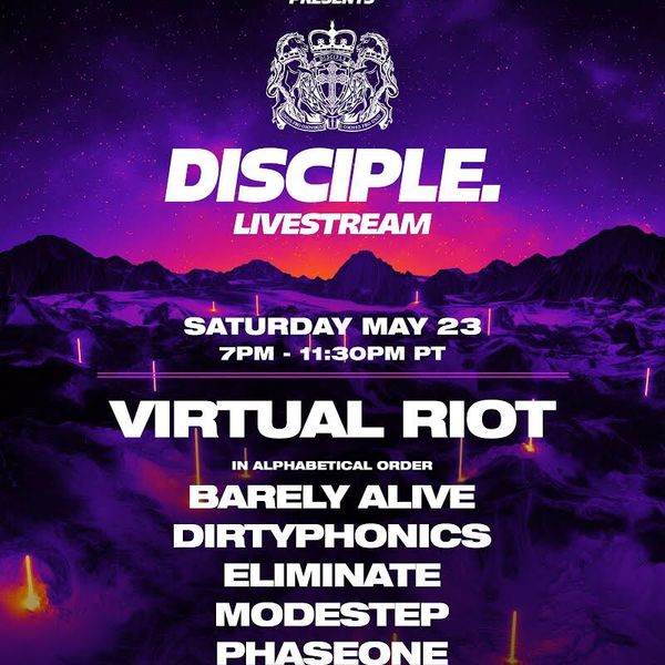 Virtual Riot x Insomniac x Disciple Livestream by Quaranstreams1 | Mixcloud