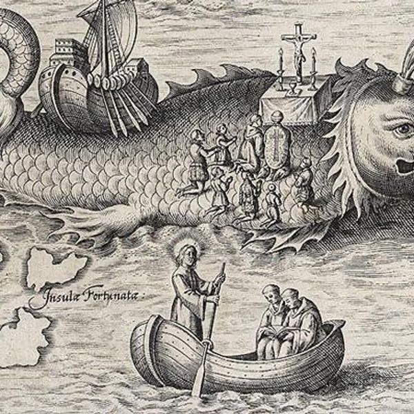 Морское чудовище рисунок
