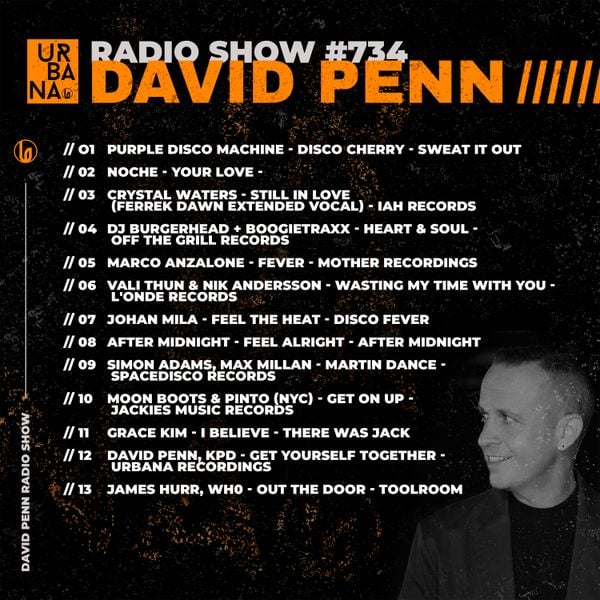 David Penn – Urbana Radio Show #734 (2026) [Tracklist]