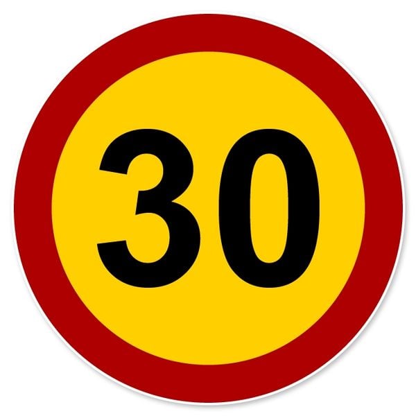 30 км. Временный знак ограничение скорости 40. Знак 3.24 ограничение максимальной скорости 40. Дорожный знак 30. Знак ограничение 30.