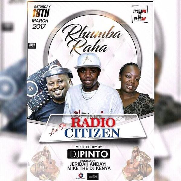 DJ PINTO RADIO CITIZEN RHUMBA RAHA MIX 2017 by DEEJAY PINTO KENYA | Mixcloud