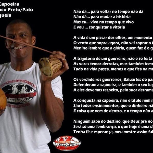 A história cantada pela Capoeira