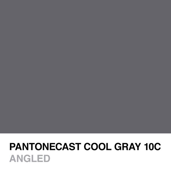 Pantonecast cool gray 10C.