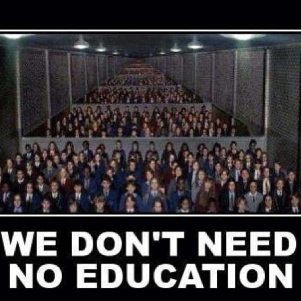 Pin on We Don't Need No Education