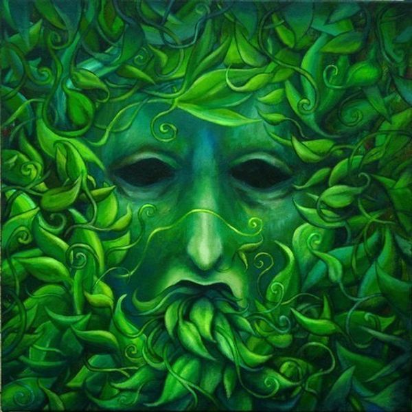 Green man. Зеленый человек. Зеленый человек Кельт. Зелёный человек искуссво. Зеленый человек картина.