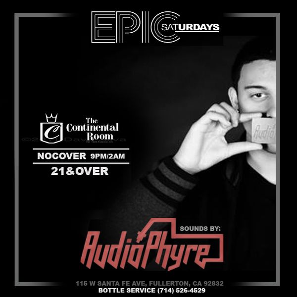 Audiophyre Live Set Downtown Fullerton Continental Room By
