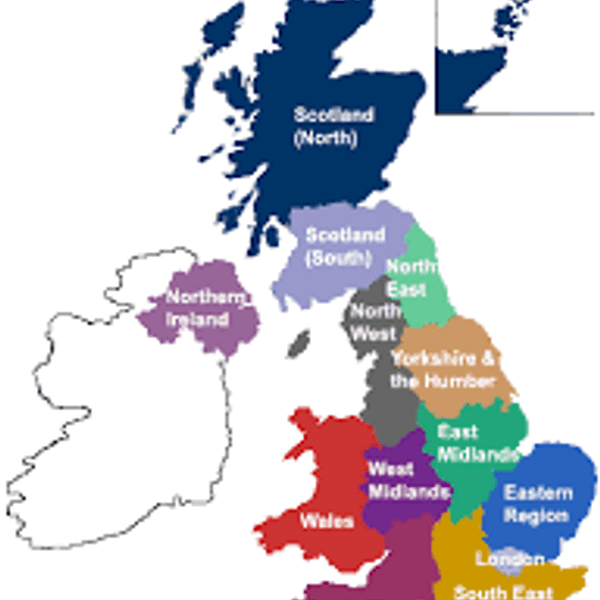 The uk four countries. Мидленд на карте Великобритании. The North uk Map. North East Scotland карта политическая. Region Лондон.