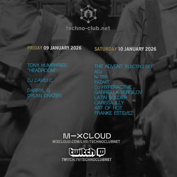 Darryl G & Dylan Drazen - Jan 9th, 2026  - techno-club.net