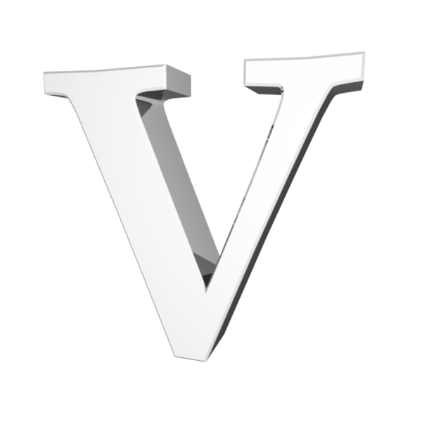 V белом. Буква v. Красивая буква v. Английская буква v. Объемная буква v