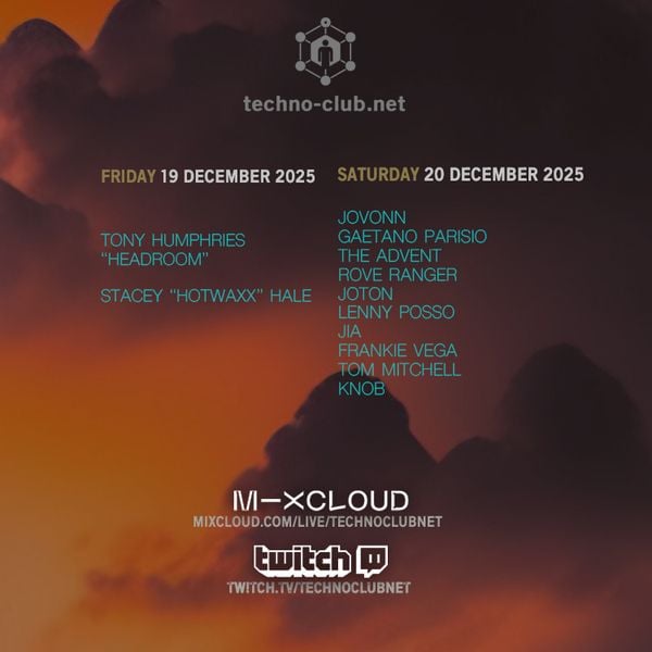 'FRANKIE VEGA - Dec 20, 2025 - techno-club.net'