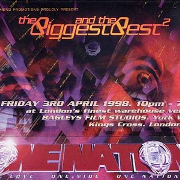 Brockie One Nation The Biggest And The Best 2 3rd April 1998 By Old Skool Rave Tape Archive Mixcloud