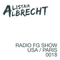 Alistair Albrecht Radio FG USA / Paris Show 18