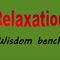 Relaxation with wisdom bench
