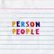 PersonPeople