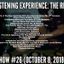 The Listening Experience: the return (show #26: October 8, 2018)
