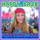 HAPPY DAZE 27= Beck, Arctic Monkeys, Blur, Catatonia, Dodgy, James, Happy Mondays, Doves, TheStrokes logo