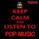 Keep Calm And Listen To Pop Music logo