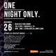 DJ Always live at OneNightOnly presented by miCheck1two at the Five Spot in Nashville TN logo
