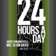 24 hours a day - house mix by dj jon bates 2014 logo