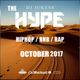 @DJ_Jukess - #TheHype Rap, Hip-Hop and R&B October Edition Mix logo