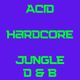 Acid, Hardcore, Jungle - D & B logo