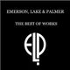 THE BEST OF WORKS: EMERSON, LAKE & PALMER feat Keith Emerson, Greg Lake, Carl Palmer logo