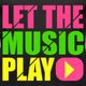 The Music Plays On! logo