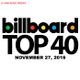 BILLBOARD TOP 40 (clean 11/27/16) logo