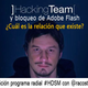 Team Hacking y la relación con el bloqueo de Adobe Flash logo