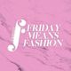 Fashion Fridays Top 10 - SEPTEMBER 2017 with Stefan Radman logo