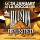 David DM at Illusion Re:United 24/01/2015 at La Rocca BACKSTAGE - 3 HOURS of the coolest music! logo