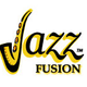 The Real Jazz + Rock = FUSION logo