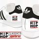 Classic 80s hip hop logo