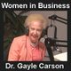 Dr. Donese Worden on Women In Business with Dr. Gayle Carson logo
